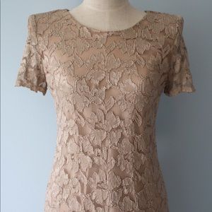 Vintage style Chantilly lace dress